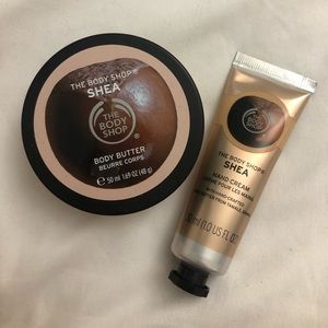 2/$15 - The Body Shop Shea Body Butter (50ml) & Shea Hand Cream (30ml)
